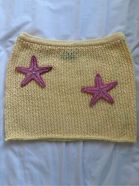 White Fox Boutique Azure Star Mini Skirt